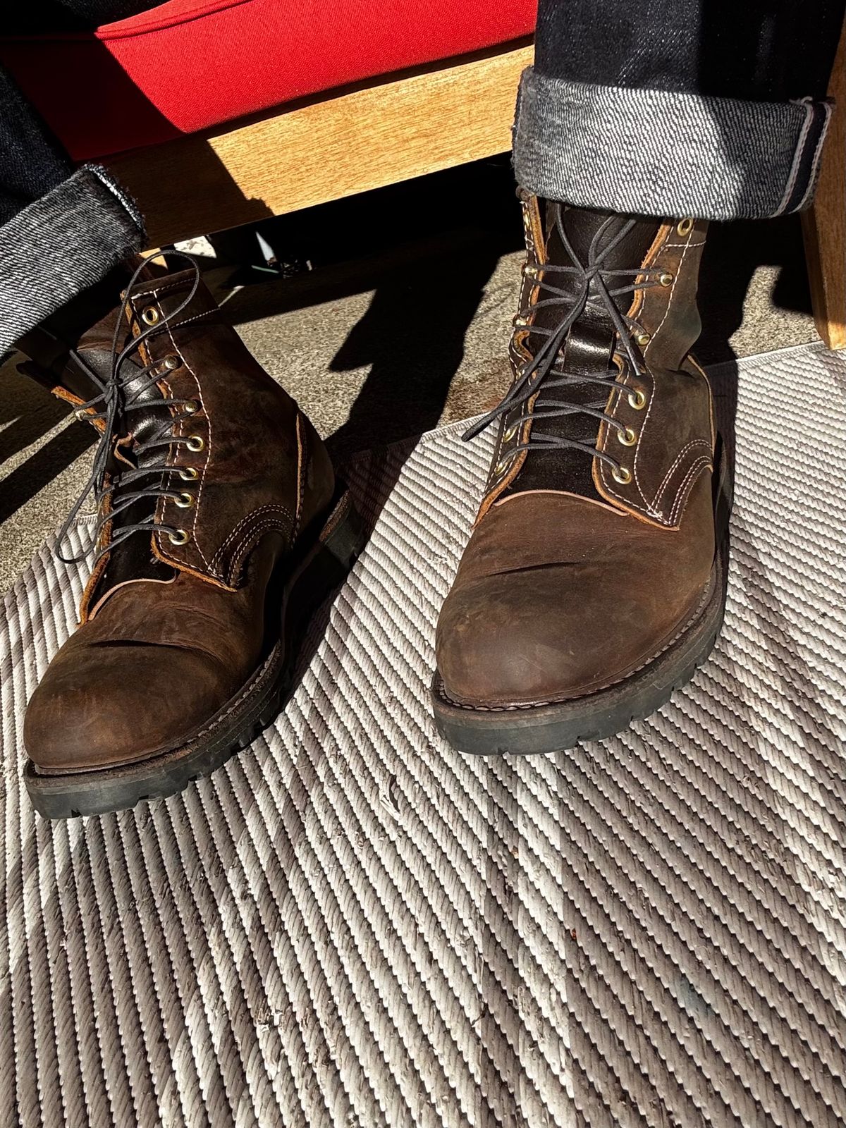 Photo by FingerWags on April 6, 2026 of the White's Millwood Hybrid Wedge in Brown Distress.