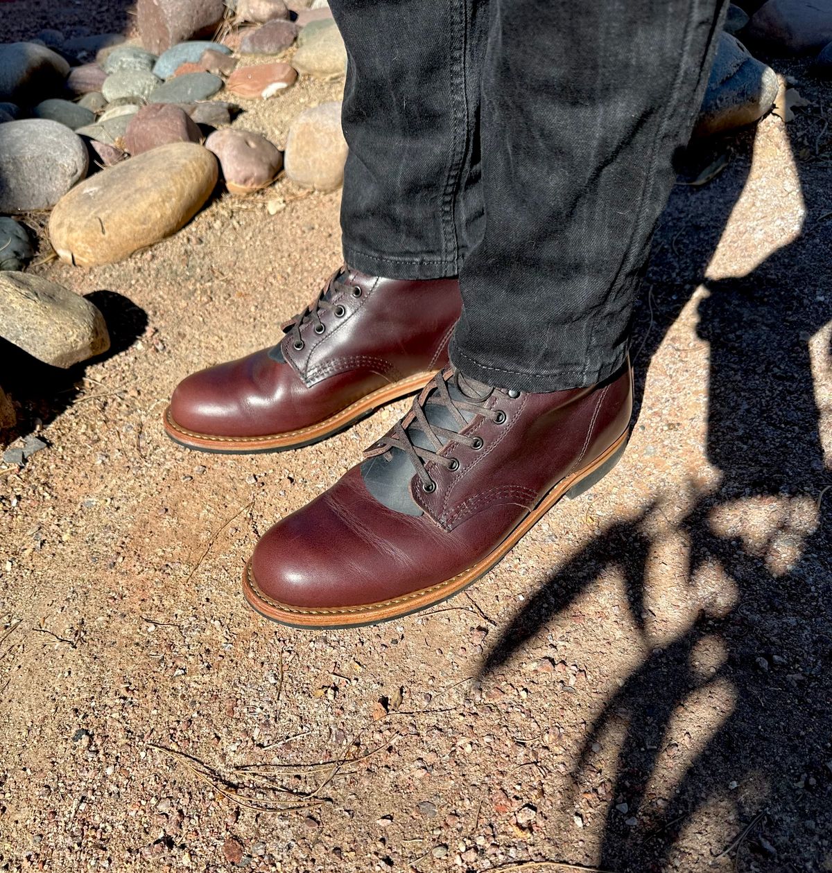 Photo by Mario357 on March 18, 2026 of the Red Wing Beckman in S.B. Foot Black Cherry Excalibur.