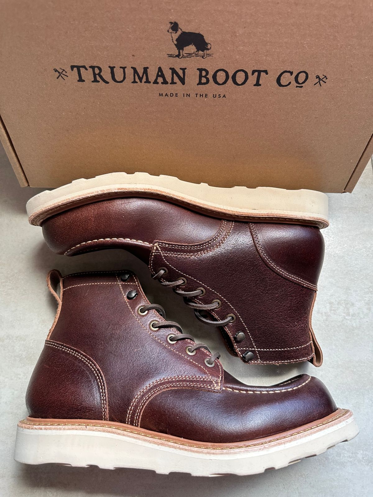 Photo by Mario357 on June 20, 2026 of the Truman Moc Toe in Seidel Natural Rough Shot.