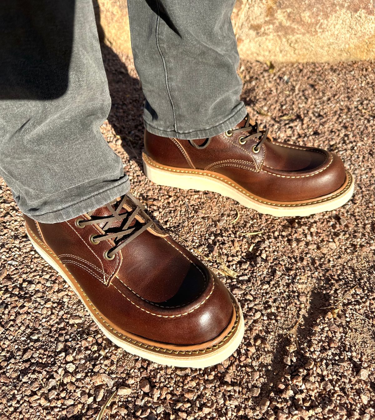 Photo by Mario357 on June 20, 2026 of the Truman Moc Toe in Seidel Natural Rough Shot.