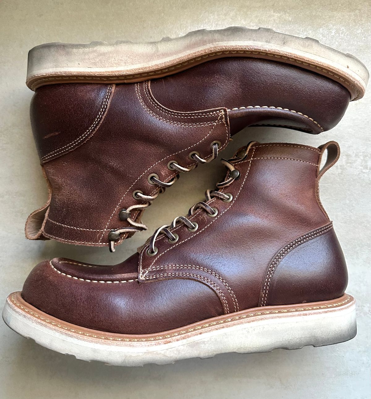Photo by Mario357 on June 27, 2026 of the Truman Moc Toe in Seidel Natural Rough Shot.