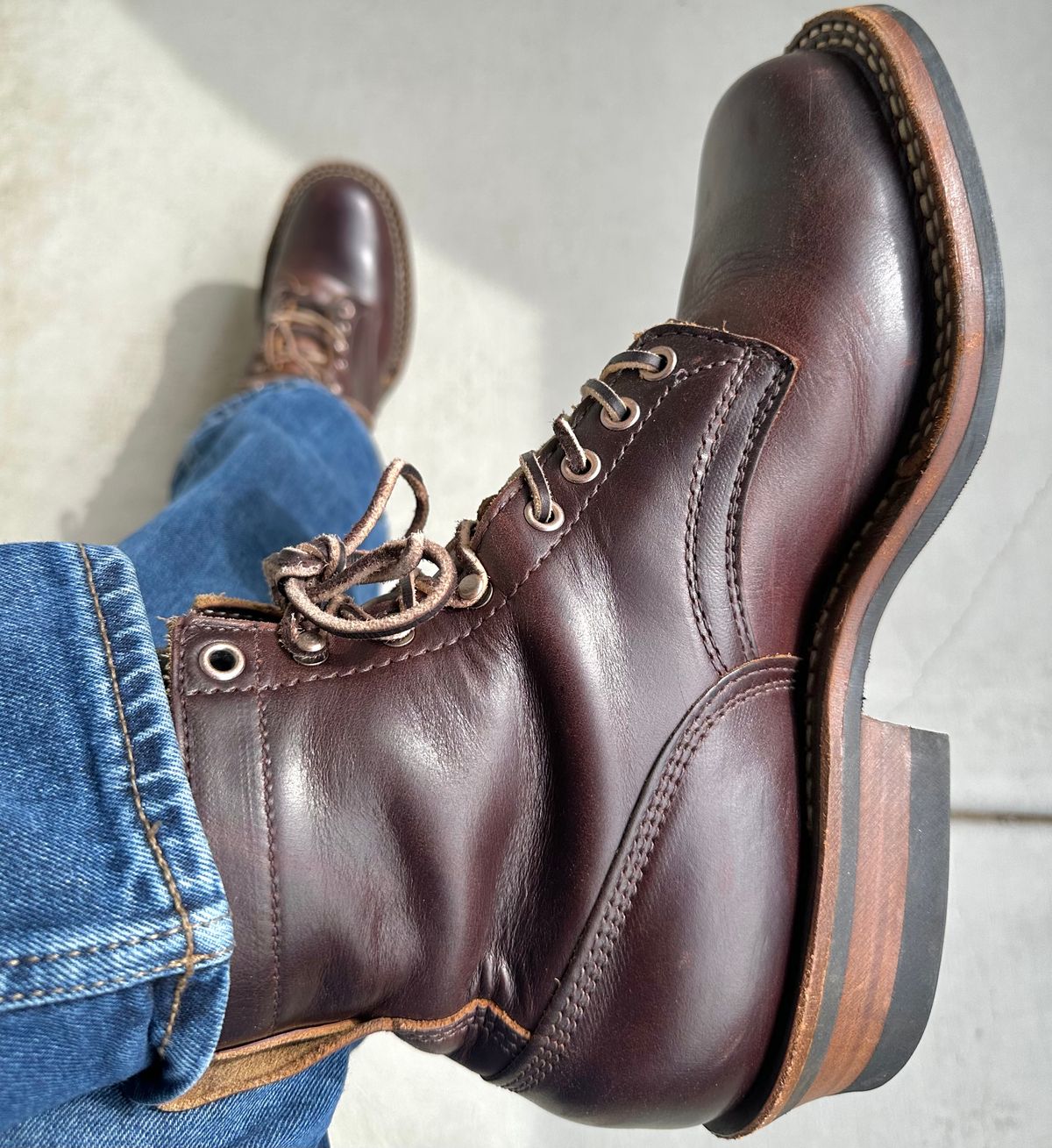 Photo by Mario357 on March 31, 2026 of the White's C350 Cruiser in Seidel Brown Double Shot.