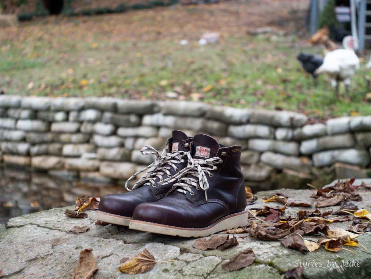 Photo by MTrump on November 1, 2024 of the Wolverine Pappy Van Winkle Batch IV in Seidel Lux Leather.