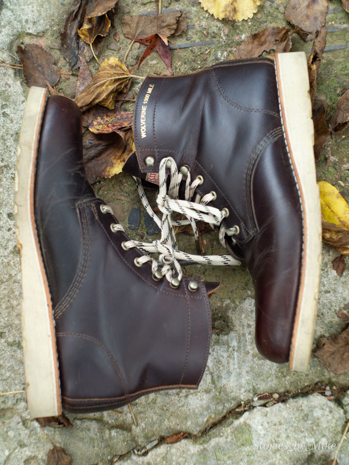 Photo by MTrump on November 2, 2024 of the Wolverine Pappy Van Winkle Batch IV in Seidel Lux Leather.