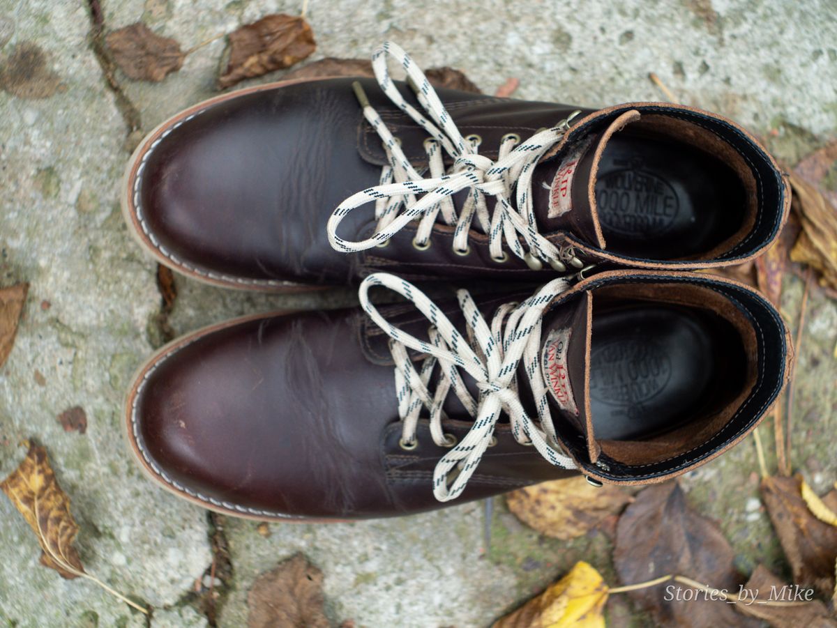 Photo by MTrump on November 2, 2024 of the Wolverine Pappy Van Winkle Batch IV in Seidel Lux Leather.
