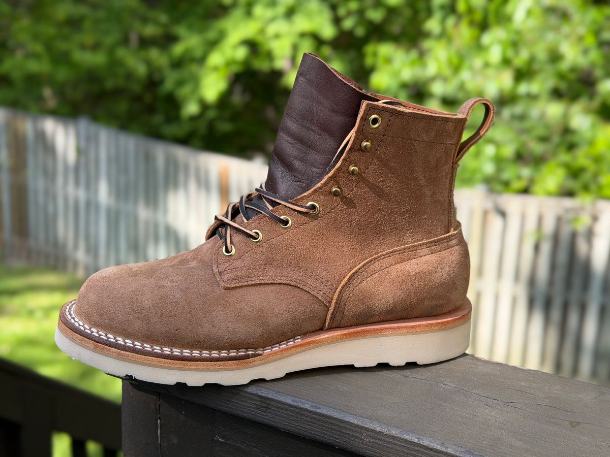 Photo by bmoredrew on May 8, 2026 of the Nicks Wedge Work in Seidel 1964 Tan Roughout.