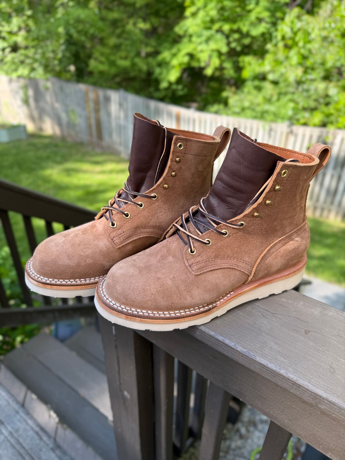 Photo by bmoredrew on May 8, 2026 of the Nicks Wedge Work in Seidel 1964 Tan Roughout.