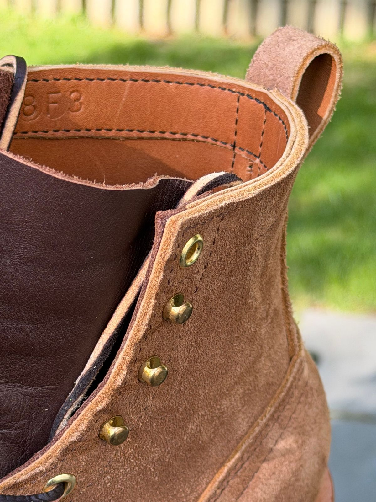 Photo by bmoredrew on May 8, 2026 of the Nicks Wedge Work in Seidel 1964 Tan Roughout.