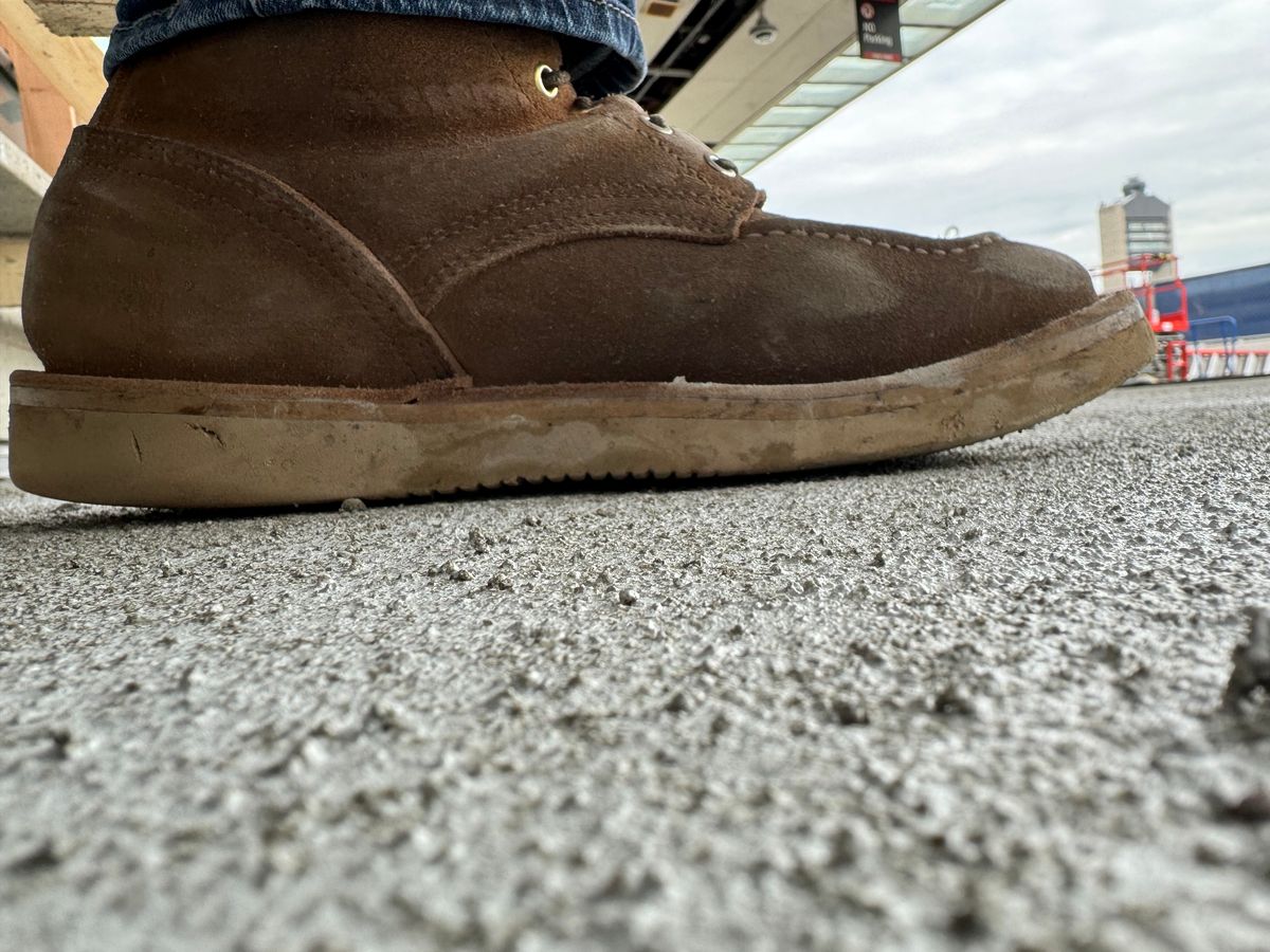 Photo by cleofus on July 23, 2024 of the Nicks Moc Toe in Seidel MaxSupport Tan.