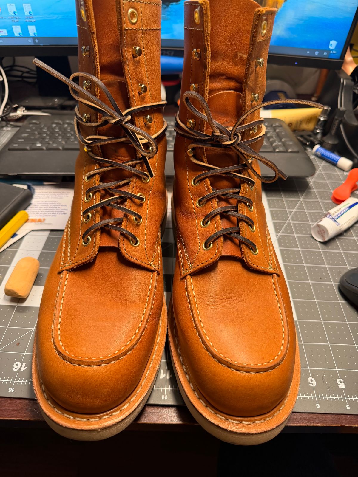 Photo by cleofus on April 5, 2026 of the White's Perry 8" Select in Seidel Tobacco Stampede.