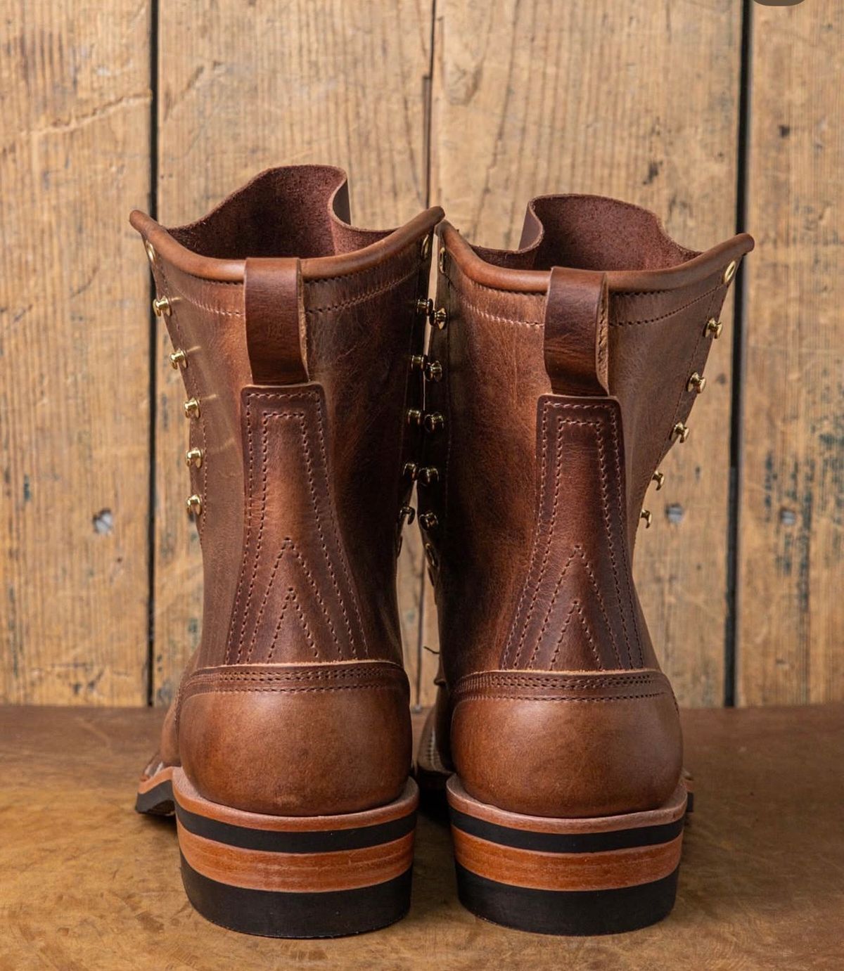 Photo by cleofus on January 28, 2026 of the Nicks MTO in Horween Italian Brown Cypress.