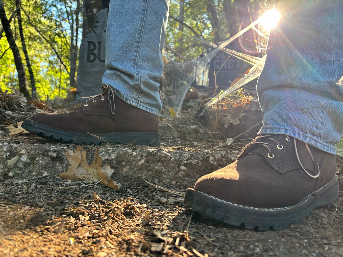 Photo by STILTS_XNGH on October 11, 2025 of the Nicks Ridgeline Hiking Boot in Nicks/1964 Mahogany.