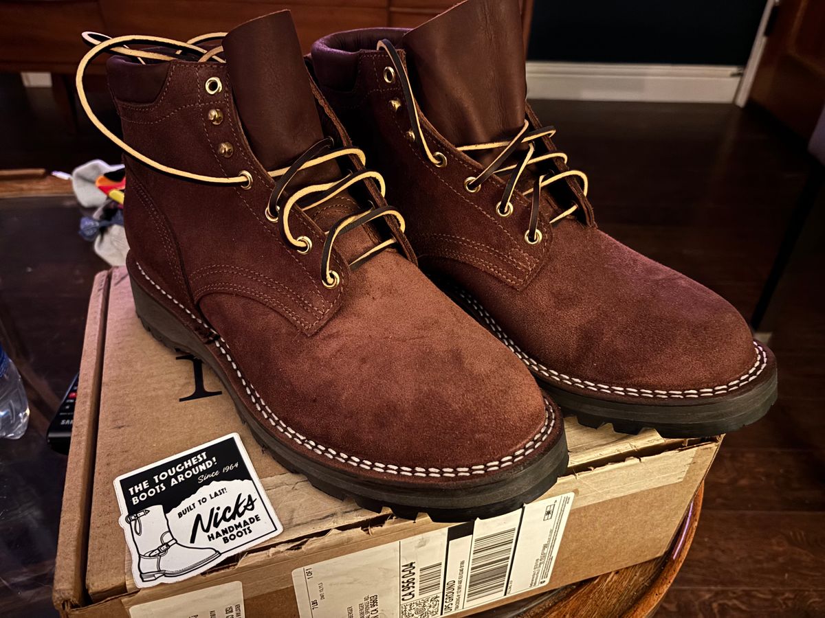 Photo by STILTS_XNGH on October 5, 2025 of the Nicks Ridgeline Hiking Boot in Nicks/1964 Mahogany.