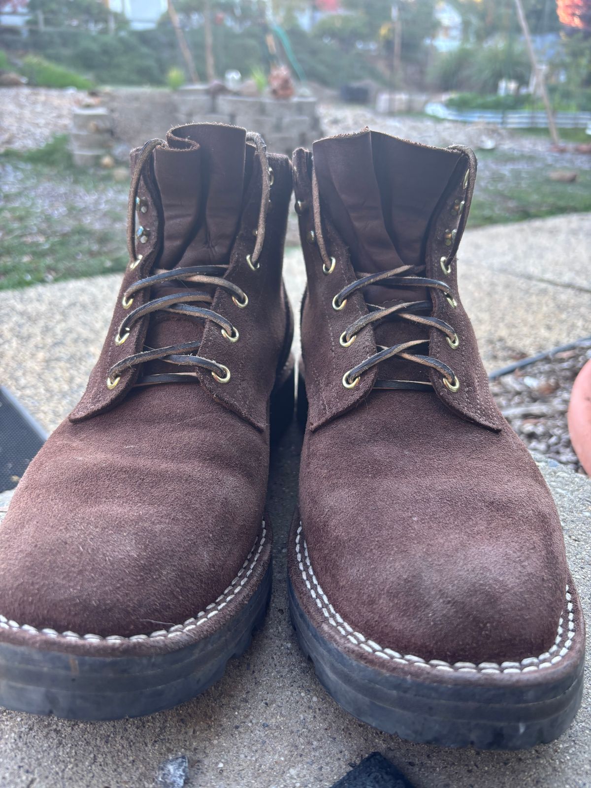 Photo by STILTS_XNGH on November 4, 2025 of the Nicks Ridgeline Hiking Boot in Nicks/1964 Mahogany.