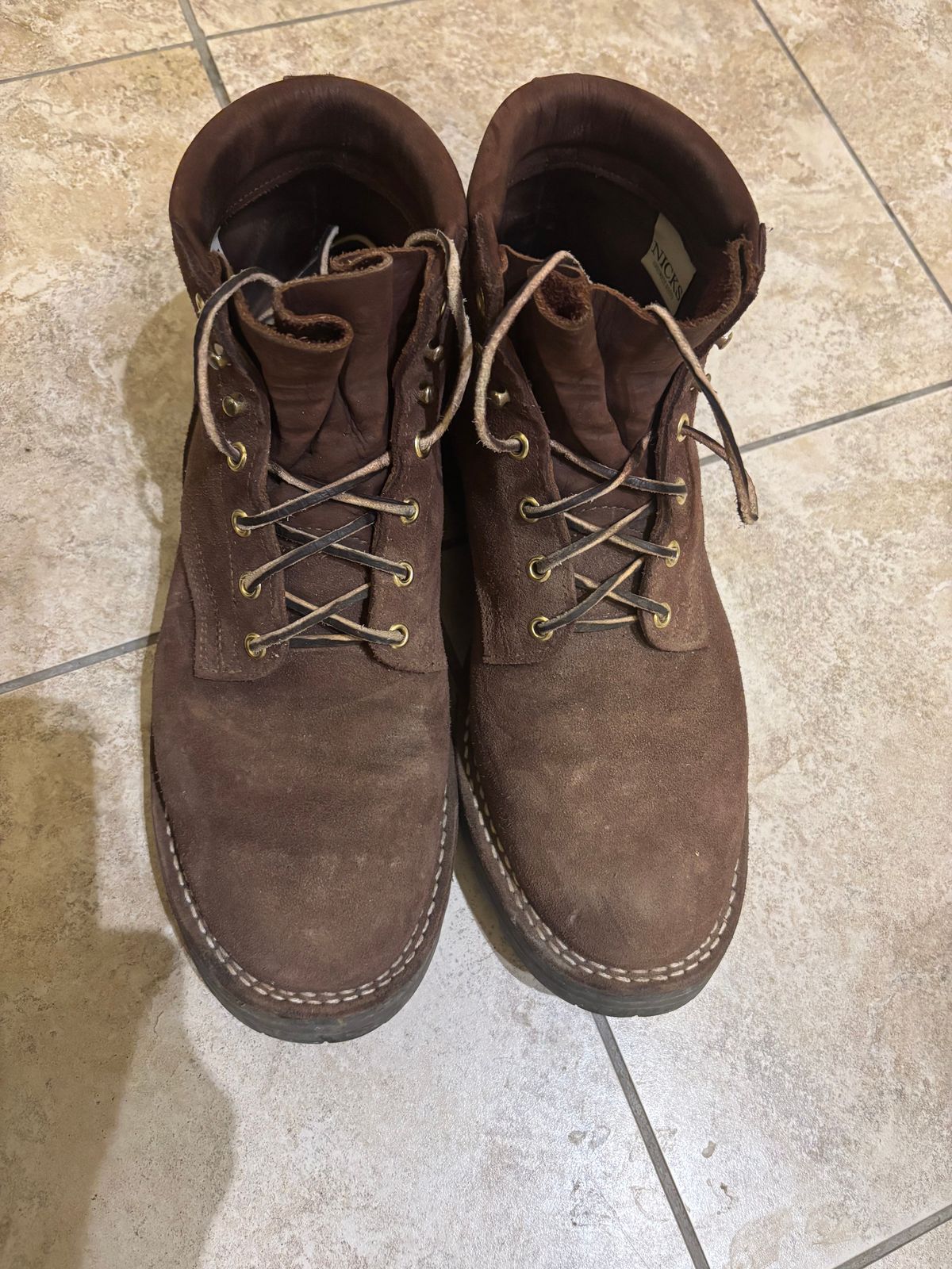 Photo by STILTS_XNGH on November 3, 2025 of the Nicks Ridgeline Hiking Boot in Nicks/1964 Mahogany.