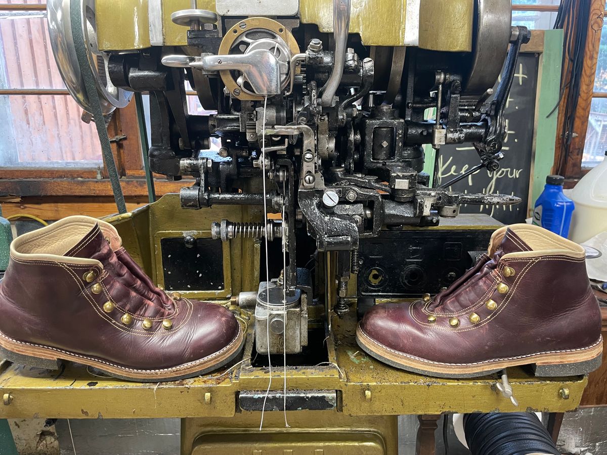 Photo by Limmer_Pat on November 5, 2024 of the Peter Limmer & Sons Custom Model in Seidel Oxblood Double Shot.