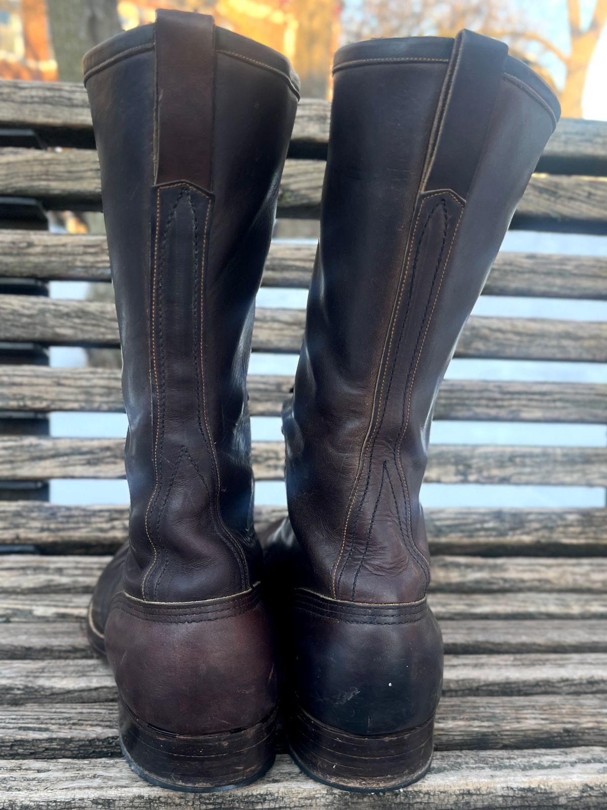 Photo by lighthouse on February 1, 2026 of the Bone Dry Shoe Co Model 26 Work Boot in Unknown Leather.