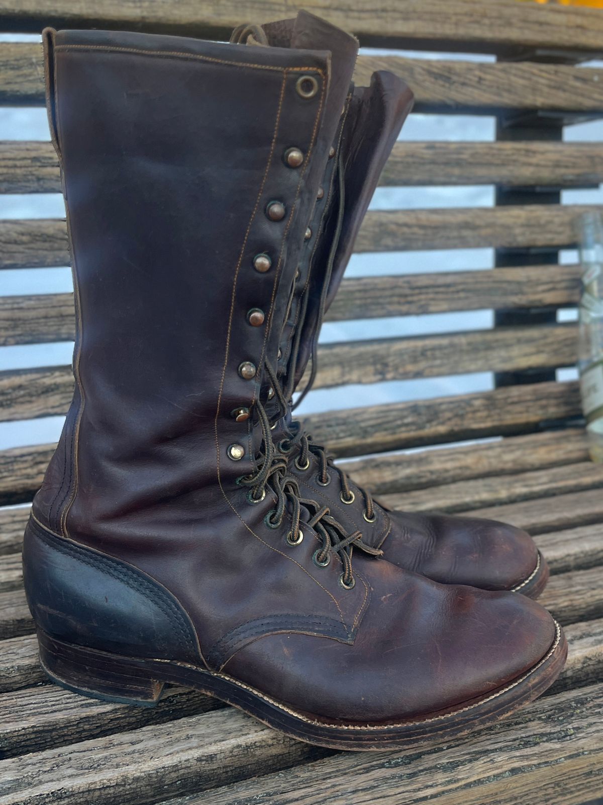 Photo by lighthouse on February 1, 2026 of the Bone Dry Shoe Co Model 26 Work Boot in Unknown Leather.