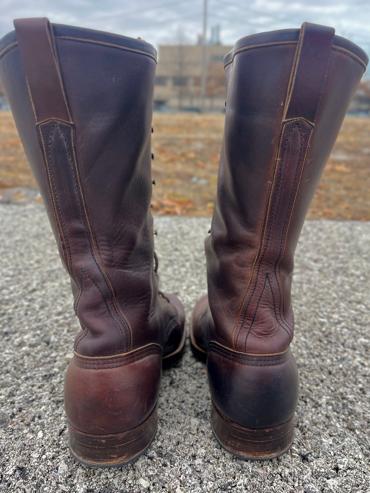 Photo by lighthouse on March 4, 2026 of the Bone Dry Shoe Co Model 26 Work Boot in Unknown Leather.