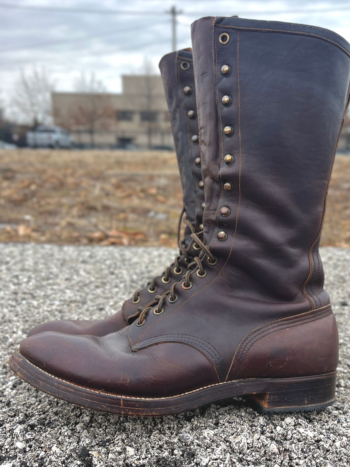 Photo by lighthouse on March 4, 2026 of the Bone Dry Shoe Co Model 26 Work Boot in Unknown Leather.