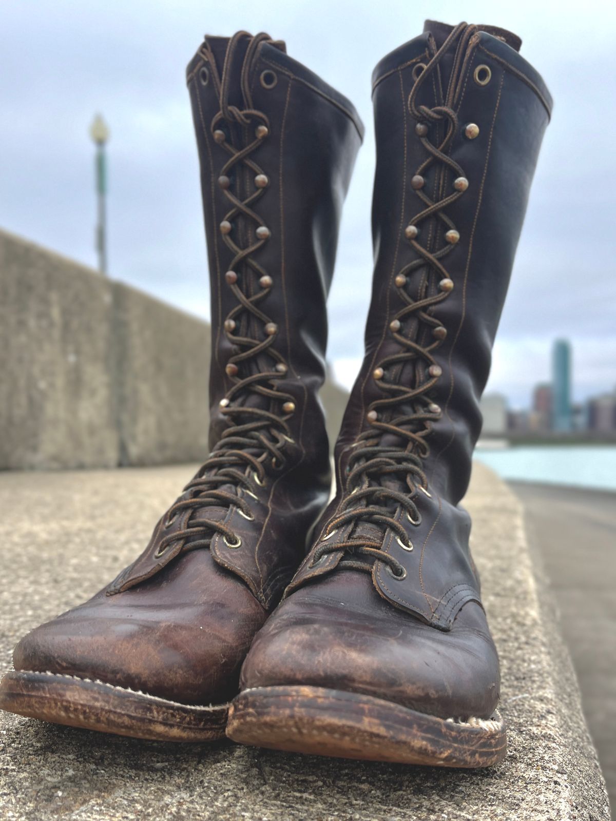 Photo by lighthouse on April 3, 2026 of the Bone Dry Shoe Co Model 26 Work Boot in Unknown Leather.