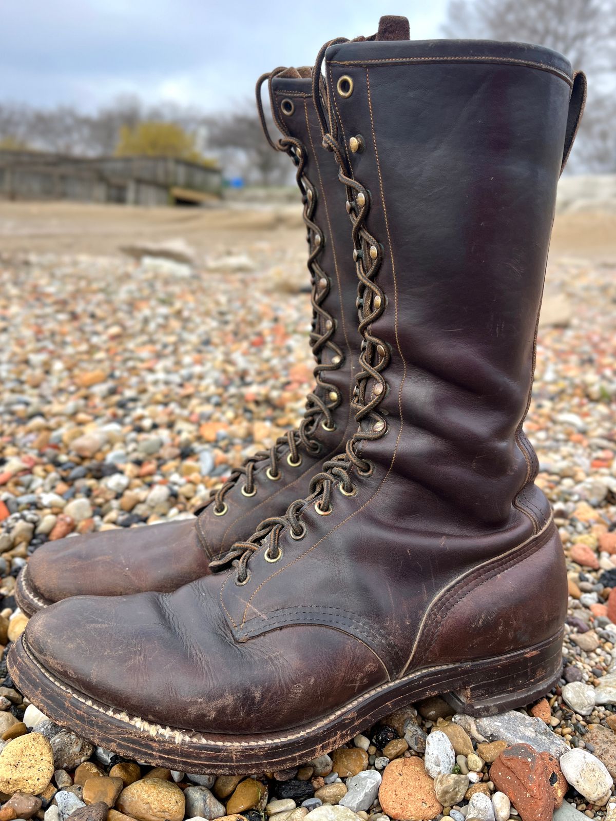 Photo by lighthouse on April 3, 2026 of the Bone Dry Shoe Co Model 26 Work Boot in Unknown Leather.