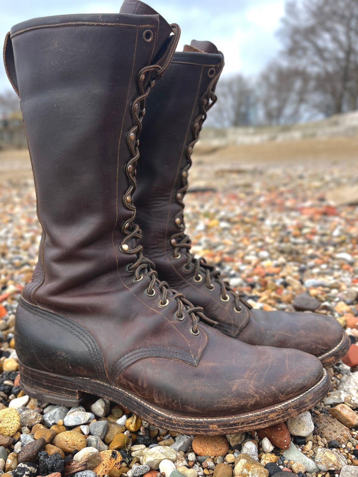 Photo by lighthouse on April 3, 2026 of the Bone Dry Shoe Co Model 26 Work Boot in Unknown Leather.