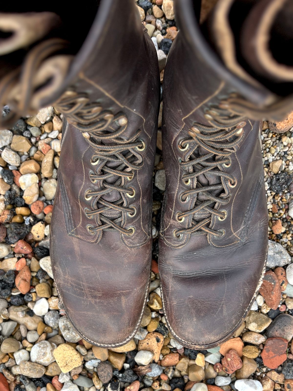 Photo by lighthouse on April 3, 2026 of the Bone Dry Shoe Co Model 26 Work Boot in Unknown Leather.