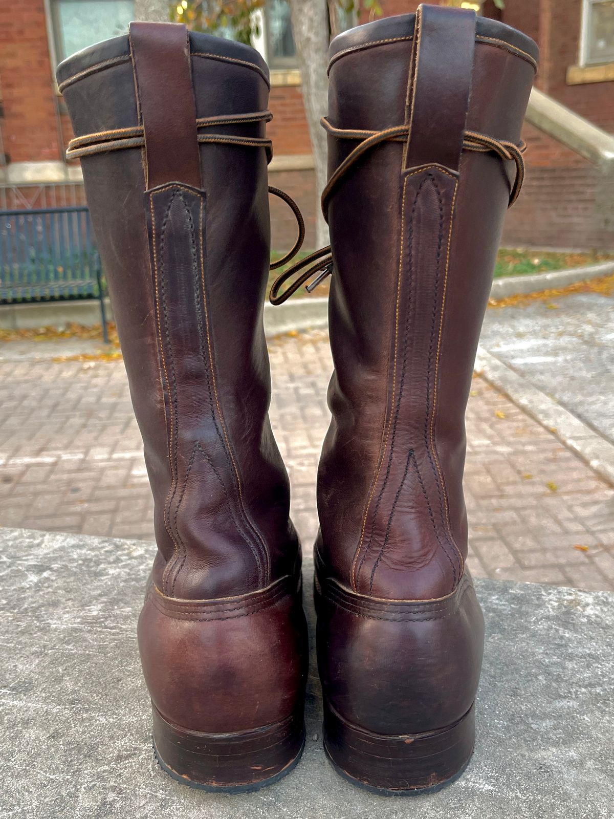 Photo by lighthouse on November 5, 2025 of the Bone Dry Shoe Co Work Boot in Unknown Leather.