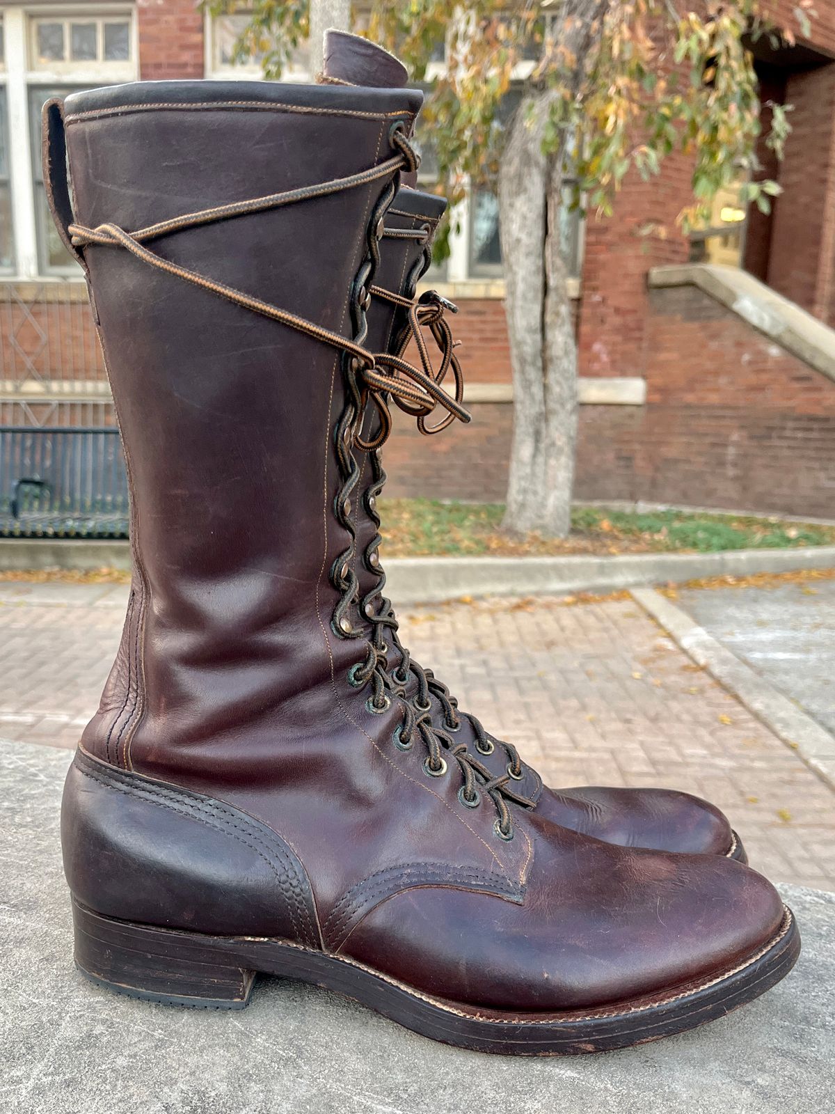 Photo by lighthouse on November 5, 2025 of the Bone Dry Shoe Co Work Boot in Unknown Leather.