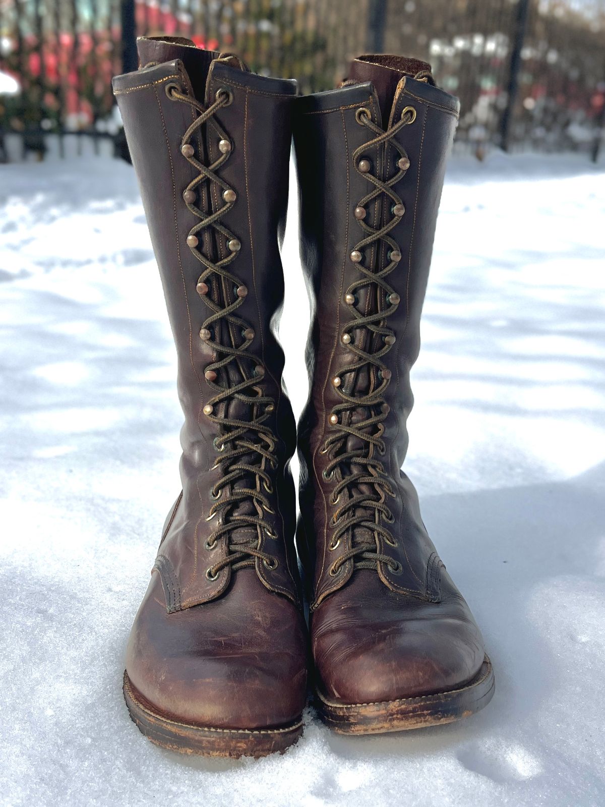 Photo by lighthouse on December 5, 2025 of the Bone Dry Shoe Co Work Boot in Unknown Leather.