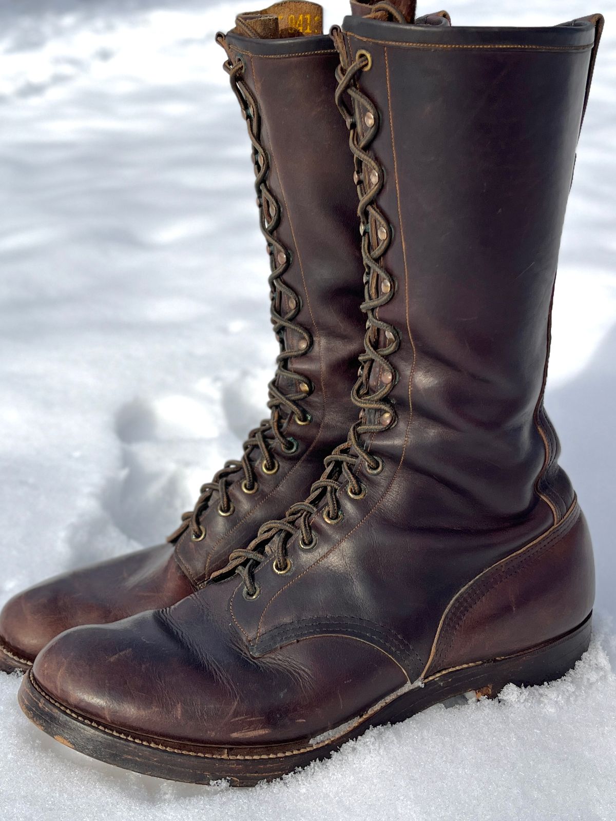 Photo by lighthouse on December 5, 2025 of the Bone Dry Shoe Co Work Boot in Unknown Leather.