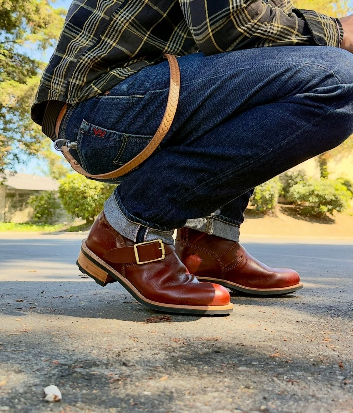 Photo by SundayDuffer on July 2, 2025 of the Craft & Glory 2.0 in Full Grain Waxed Water Buffalo.