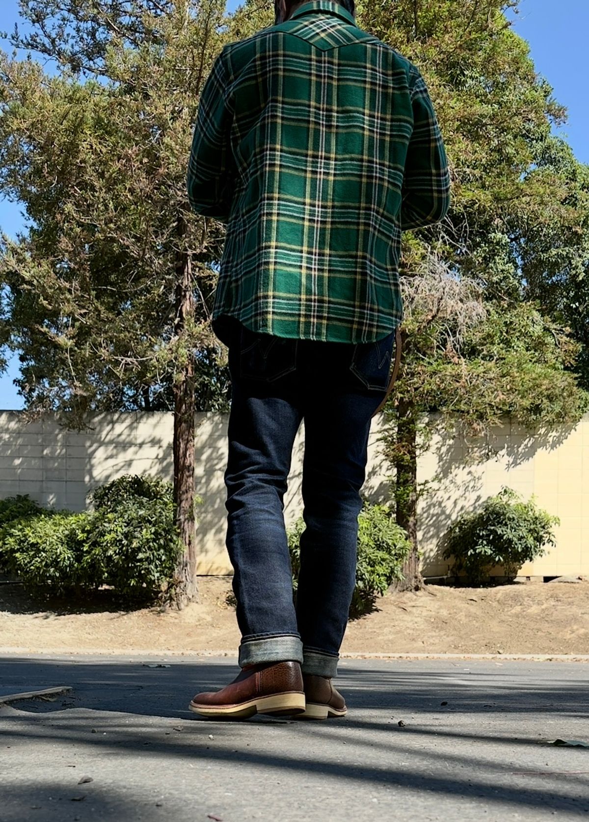 Photo by SundayDuffer on July 7, 2025 of the Double-H Roper in Oiled Tan.