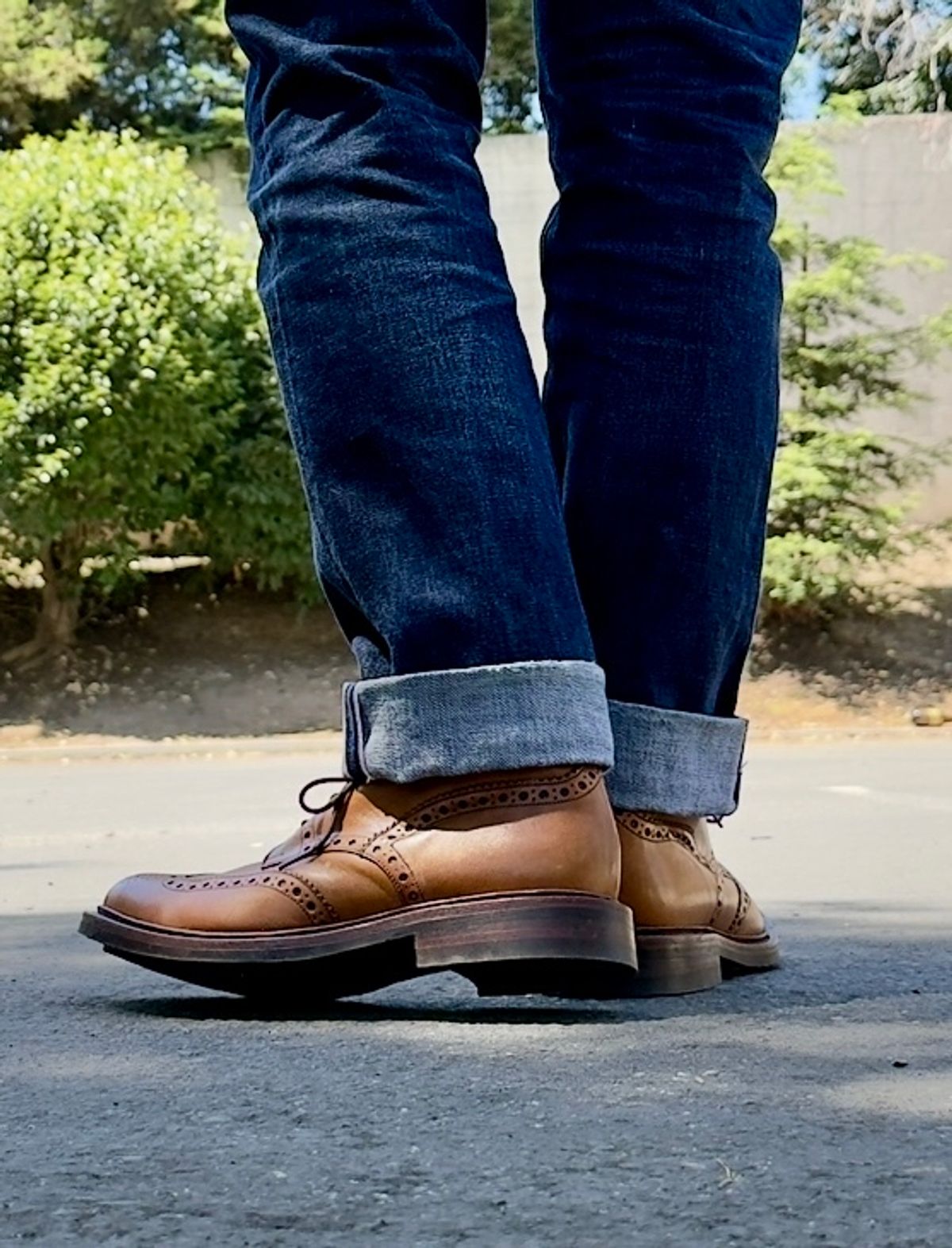 Photo by SundayDuffer on May 15, 2025 of the Loake Bedale in Calf.