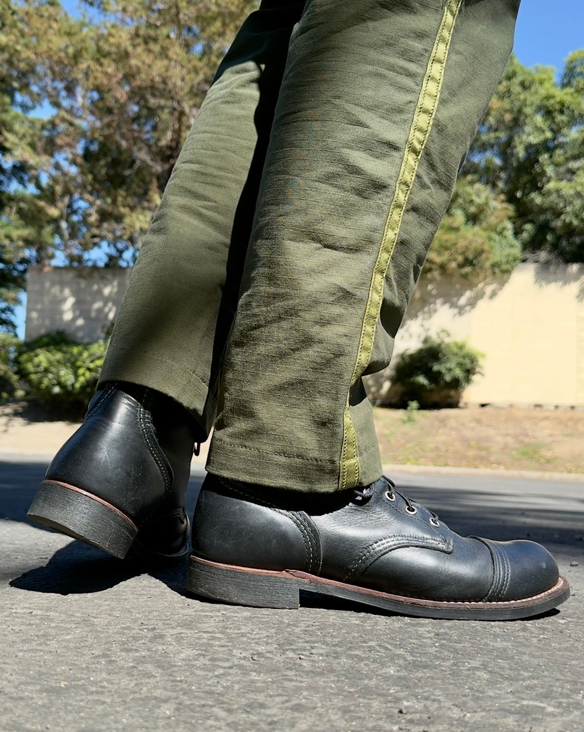 Photo by SundayDuffer on July 5, 2025 of the Red Wing Iron Ranger 8084 in Black Bison.