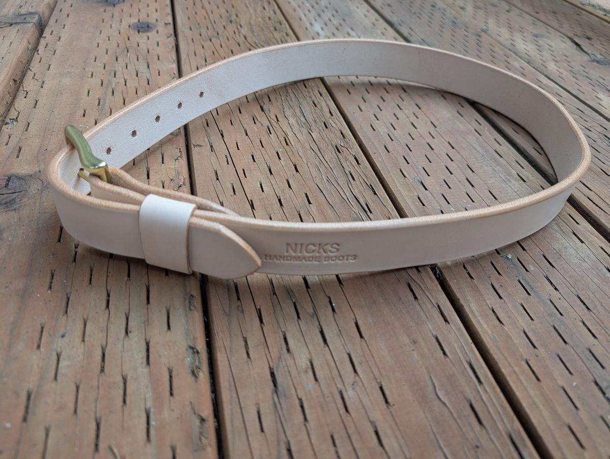 Photo by a_wolfgang on September 25, 2025 of the Nicks Belt in Nicks / Natural Heavy Duty.