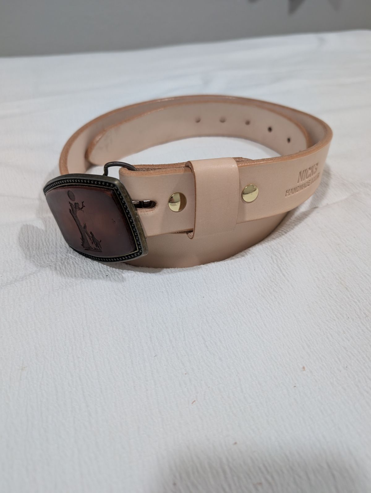 Photo by a_wolfgang on October 1, 2025 of the Nicks Belt in Nicks / Natural Heavy Duty.