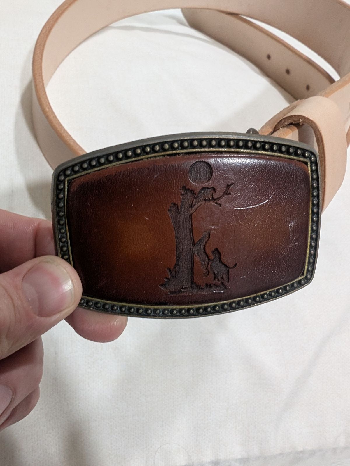 Photo by a_wolfgang on October 1, 2025 of the Nicks Belt in Nicks / Natural Heavy Duty.