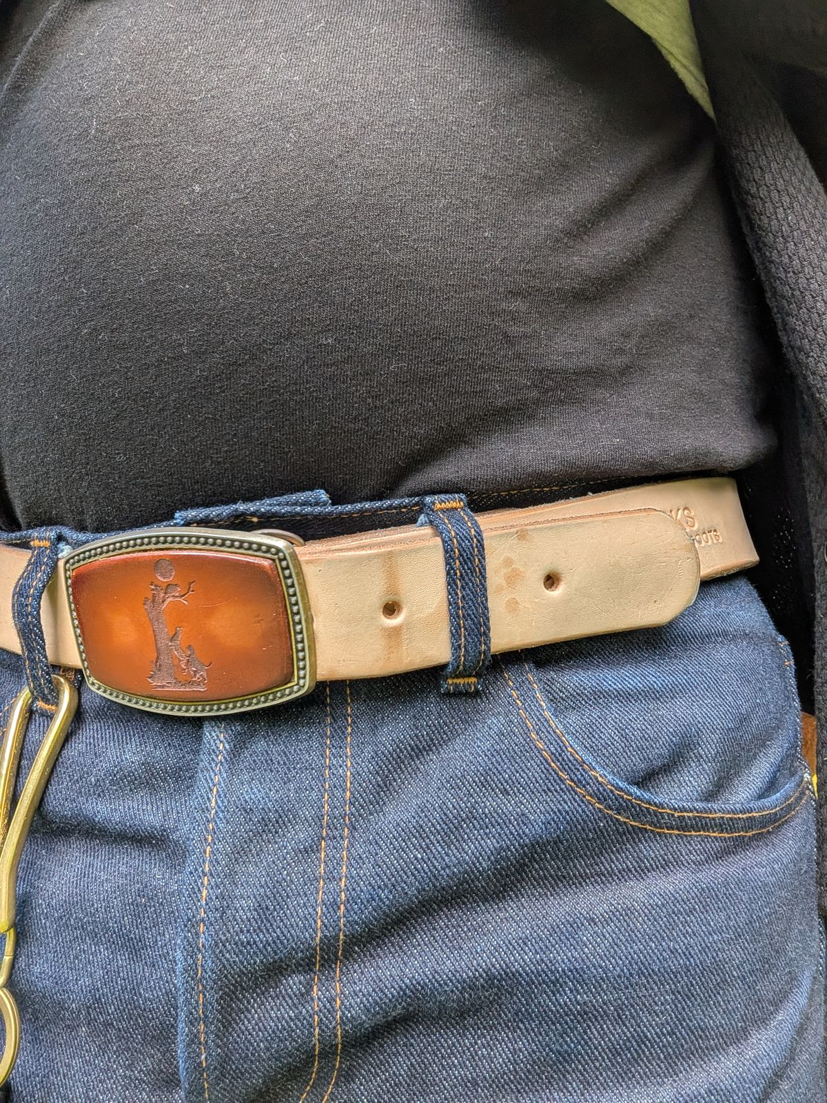 Photo by a_wolfgang on November 1, 2025 of the Nicks Belt in Nicks / Natural Heavy Duty.
