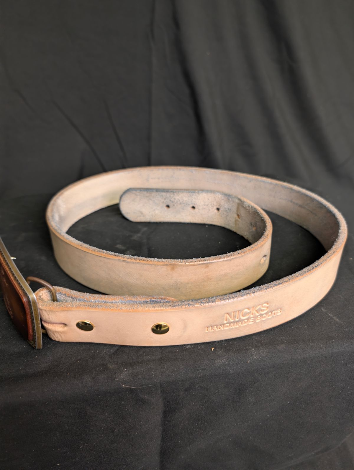Photo by a_wolfgang on December 5, 2025 of the Nicks Belt in Nicks / Natural Heavy Duty.