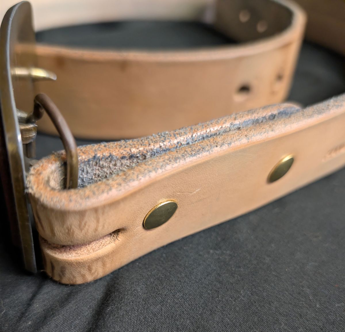 Photo by a_wolfgang on January 1, 2026 of the Nicks Belt in Nicks / Natural Heavy Duty.