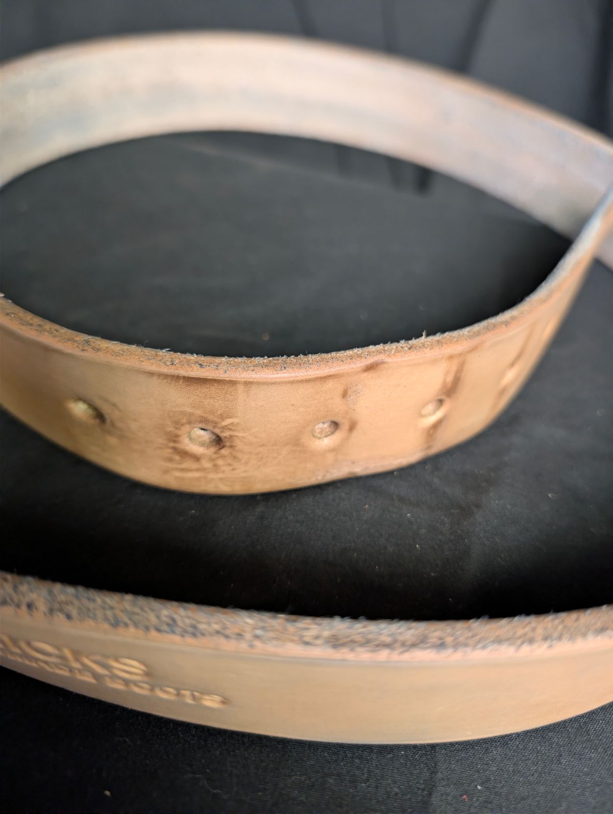 Photo by a_wolfgang on January 1, 2026 of the Nicks Belt in Nicks / Natural Heavy Duty.