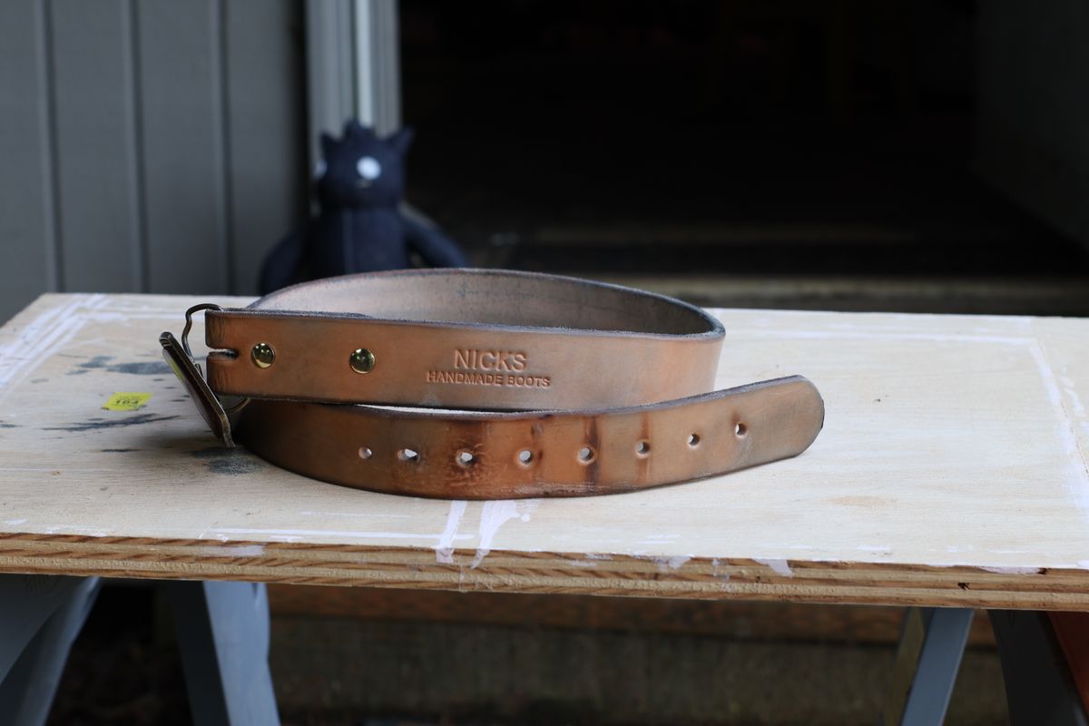 Photo by a_wolfgang on March 1, 2026 of the Nicks Belt in Nicks / Natural Heavy Duty.