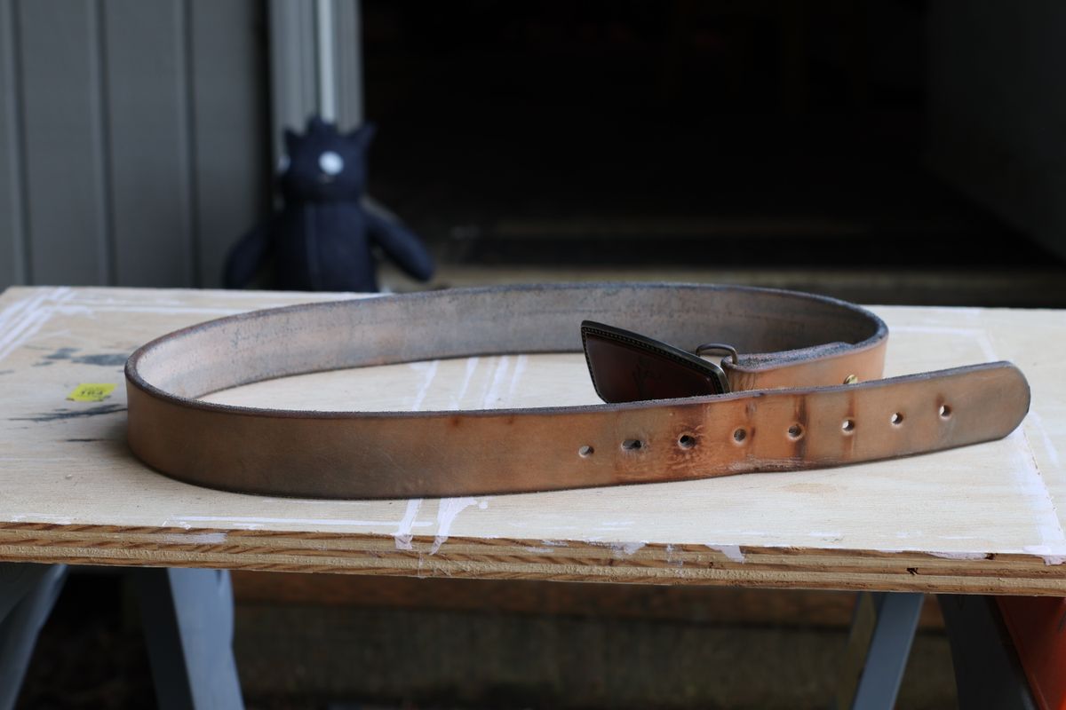 Photo by a_wolfgang on March 1, 2026 of the Nicks Belt in Nicks / Natural Heavy Duty.