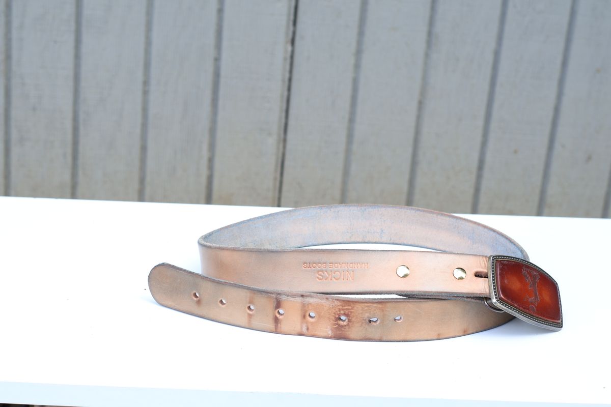 Photo by a_wolfgang on April 3, 2026 of the Nicks Belt in Nicks / Natural Heavy Duty.