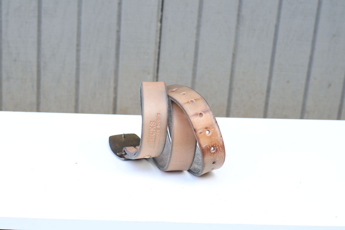 Photo by a_wolfgang on April 3, 2026 of the Nicks Belt in Nicks / Natural Heavy Duty.
