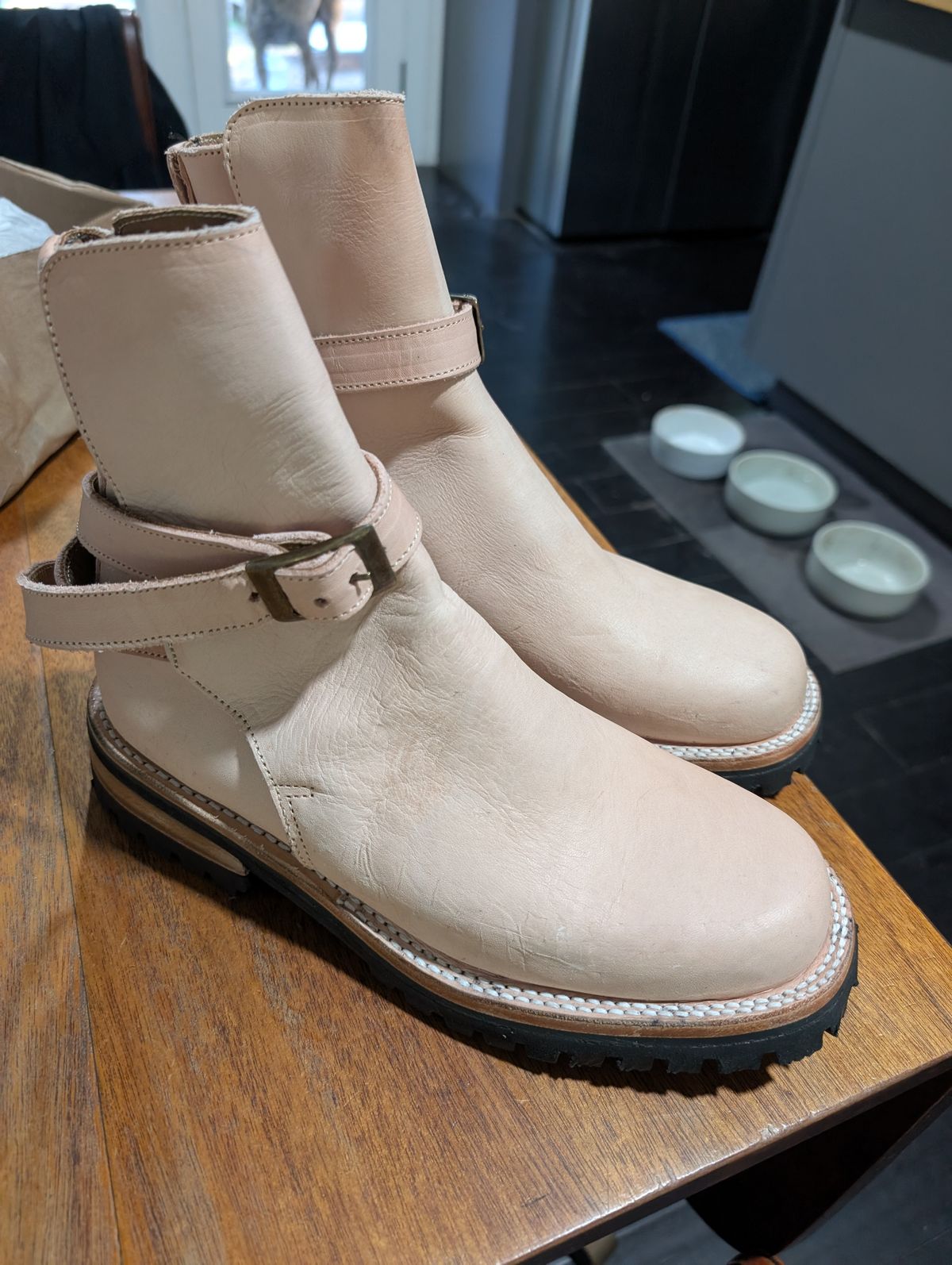 Photo by a_wolfgang on September 17, 2025 of the Cordobes Jodhpur in Cordobes Natural Veg Tan.