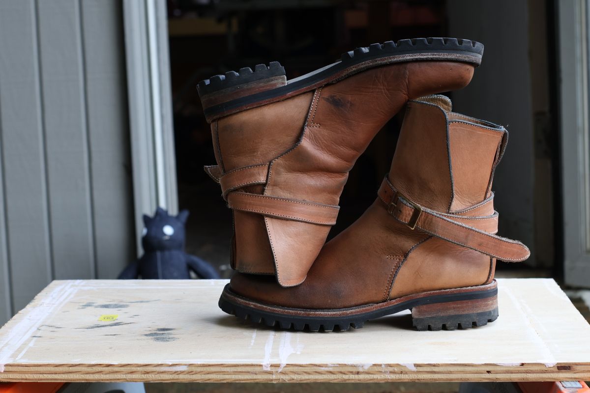 Photo by a_wolfgang on March 1, 2026 of the Cordobes Jodhpur in Cordobes Natural Veg Tan.