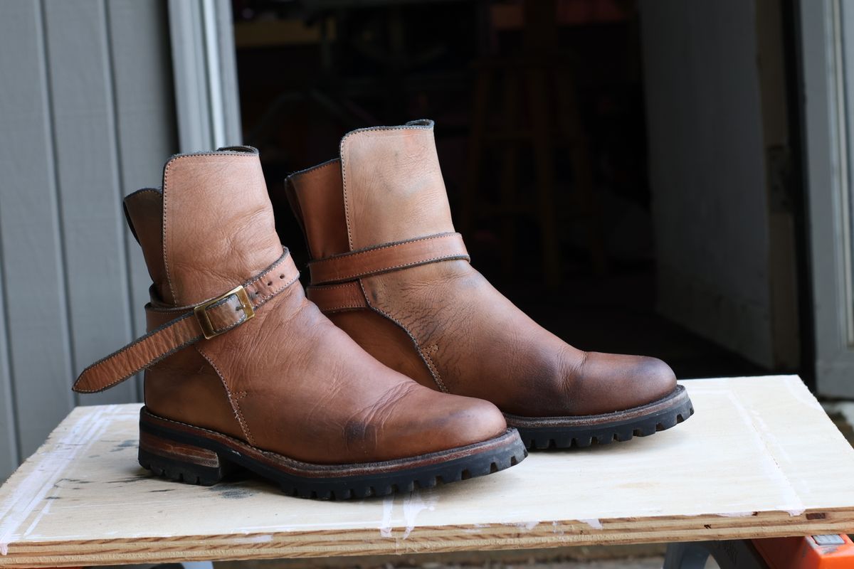 Photo by a_wolfgang on March 1, 2026 of the Cordobes Jodhpur in Cordobes Natural Veg Tan.